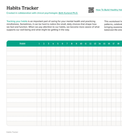 Habits Tracker