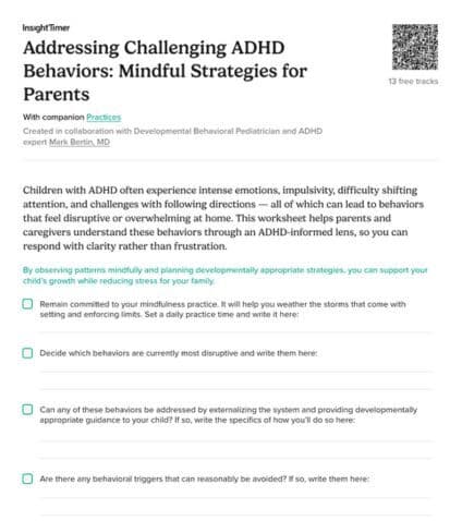 Addressing Challenging ADHD Behaviors: Mindful Strategies for Parents
