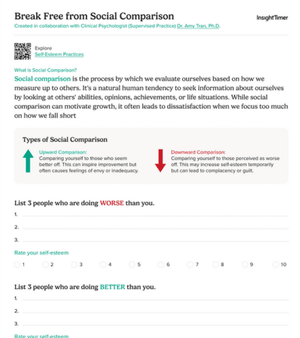 Break Free from Social Comparison