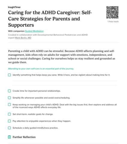 Caring for the ADHD Caregiver: Self-Care Strategies for Parents and Supporters