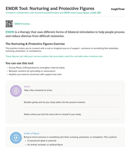 EMDR Tool: Nurturing and Protective Figures