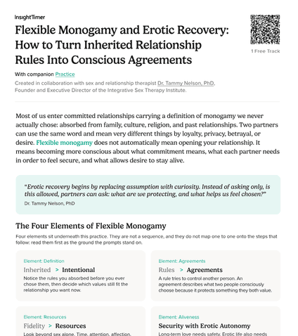 Flexible Monogamy and Erotic Recovery: How to Turn Inherited Relationship Rules Into Conscious Agreements