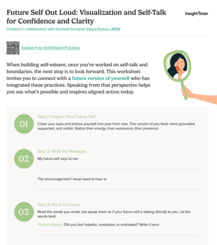 Future Self Out Loud: Visualization and Self-Talk for Confidence and Clarity