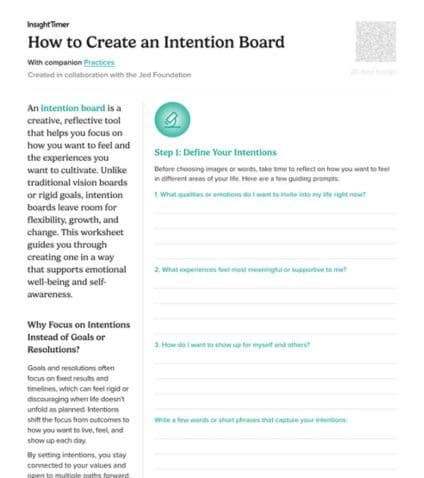 How to Create an Intention Board