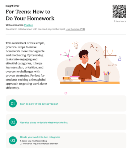 How to Do Your Homework for Teens