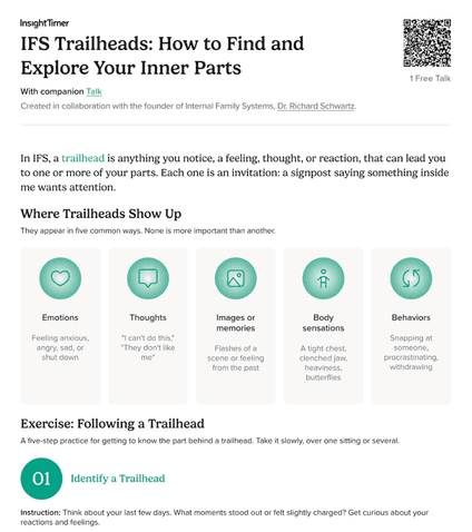 IFS Trailheads: How to Find and Explore Your Inner Parts
