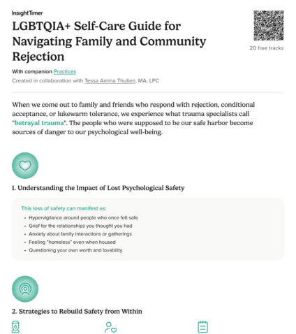 LGBTQIA+ Self-Care Guide for Navigating Family and Community Rejection