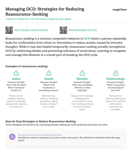 Managing OCD: Strategies for Reducing Reassurance-Seeking