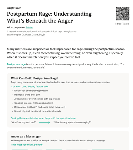 Postpartum Rage: Understanding What’s Beneath the Anger