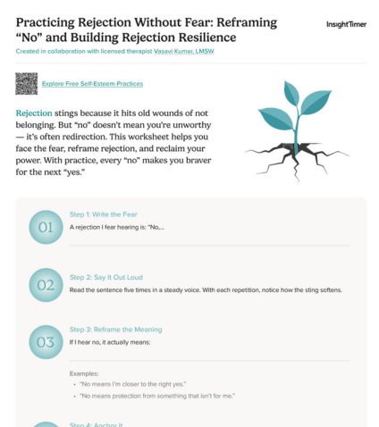 Practicing Rejection Without Fear: Reframing “No” and Building Rejection Resilience