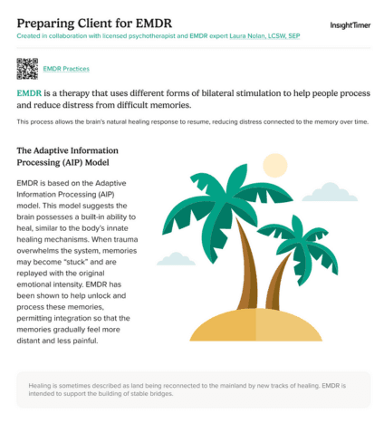 Preparing Client for EMDR