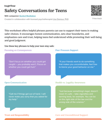 Safety Conversations for Teens