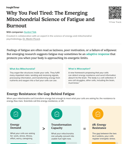 Why You Feel Tired: The Mitochondrial Science of Fatigue and Burnout